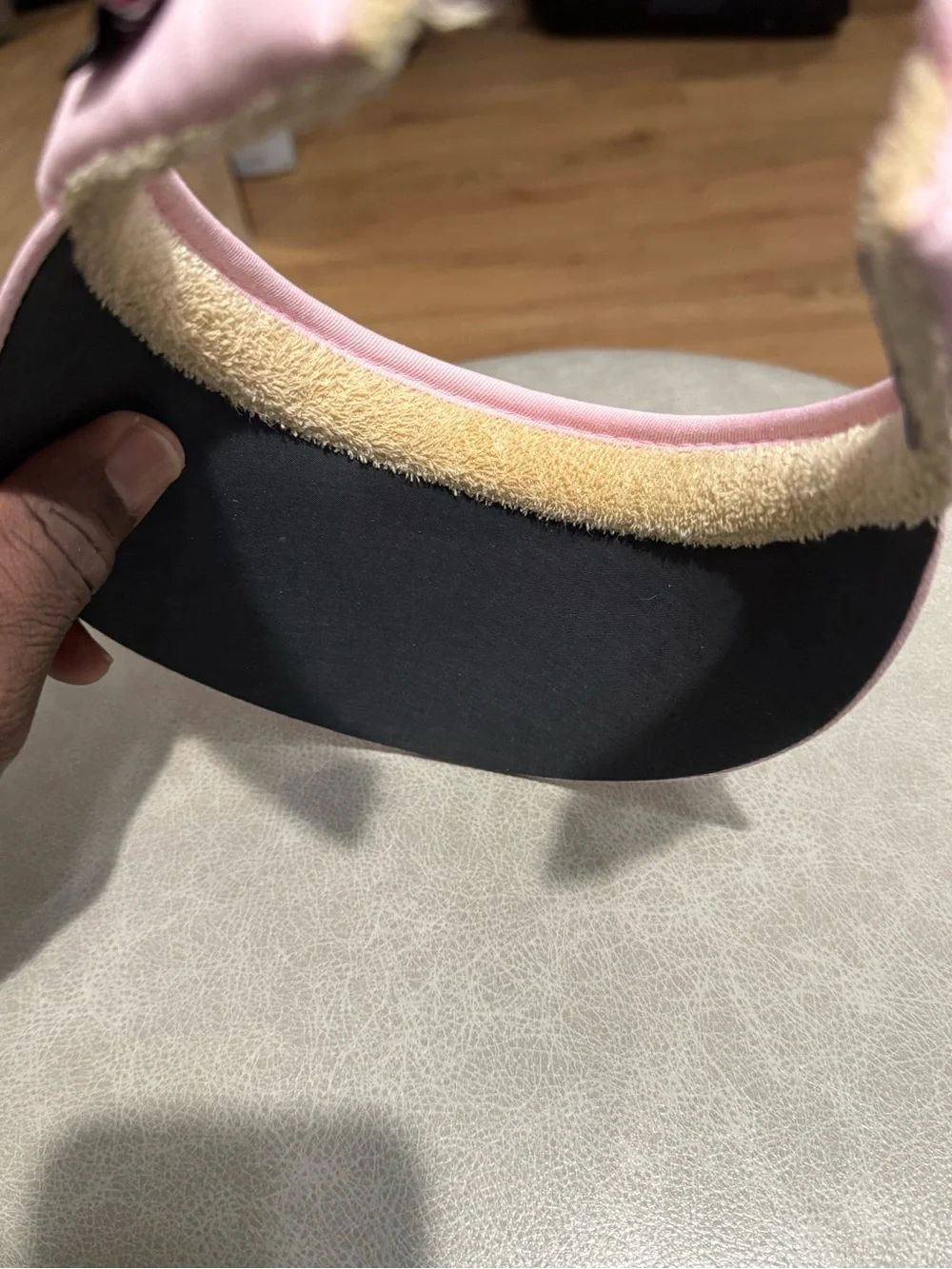 Arnold Palmer Pink Embroidered Visor - Imperial